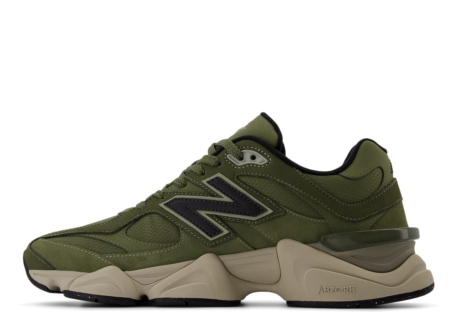 New Balance 9060 Dark Olivine Cordura - görsel 2