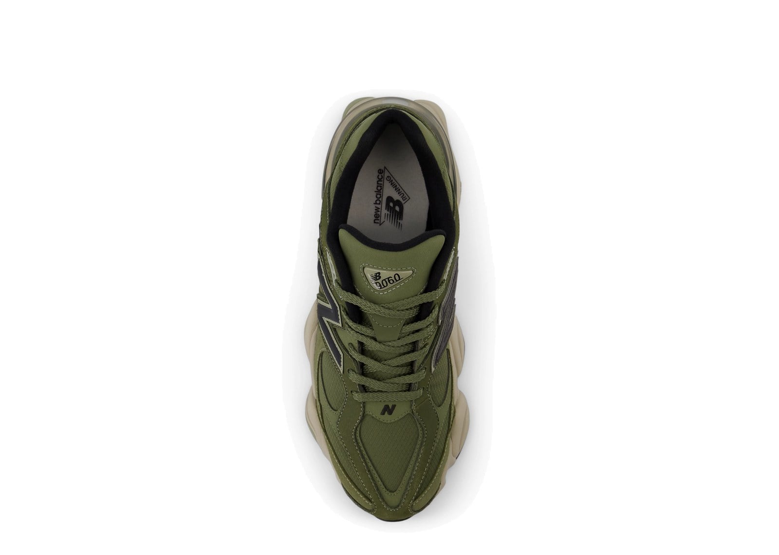 New Balance 9060 Dark Olivine Cordura - görsel 3