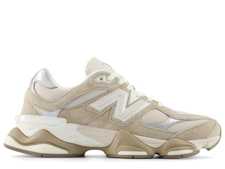 New Balance 9060 Moonbeam Silver Metallic Driftwood