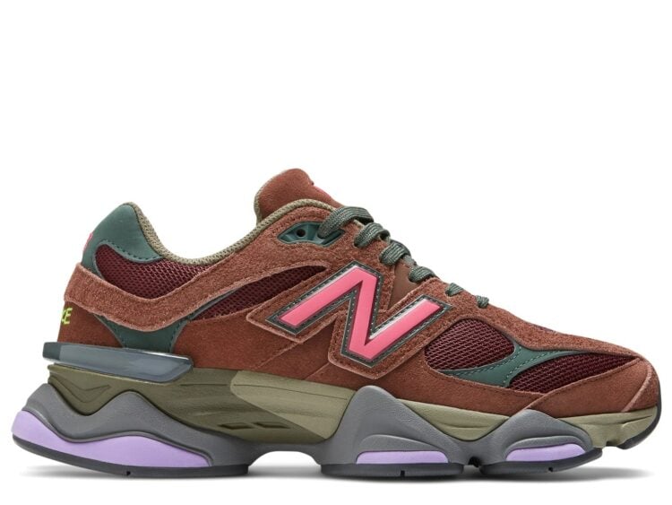 New Balance 9060 Rich Oak Burgundy