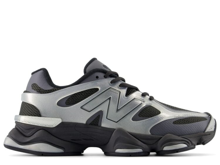New Balance 9060 X Silver Metallic Black Cement