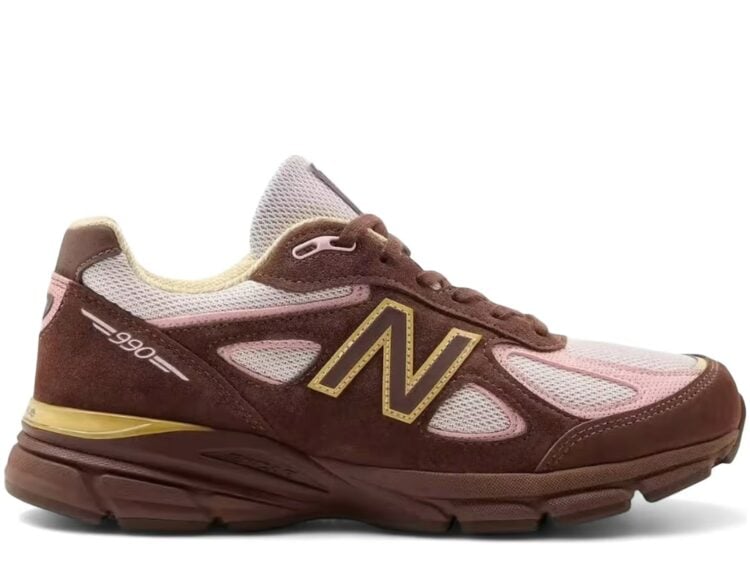 New Balance 990v4 MiUSA Pumpernickel Pink Chalk