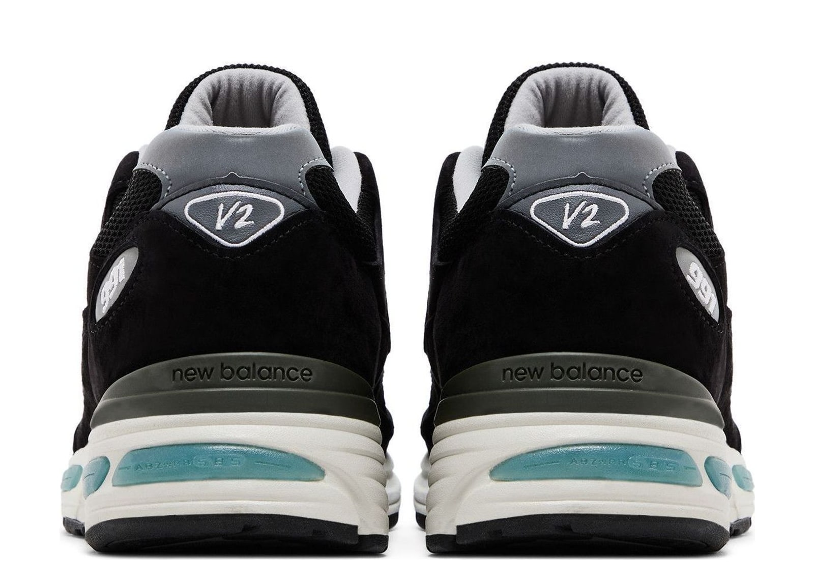 New Balance 991v2 MiUK Black Grey - görsel 4