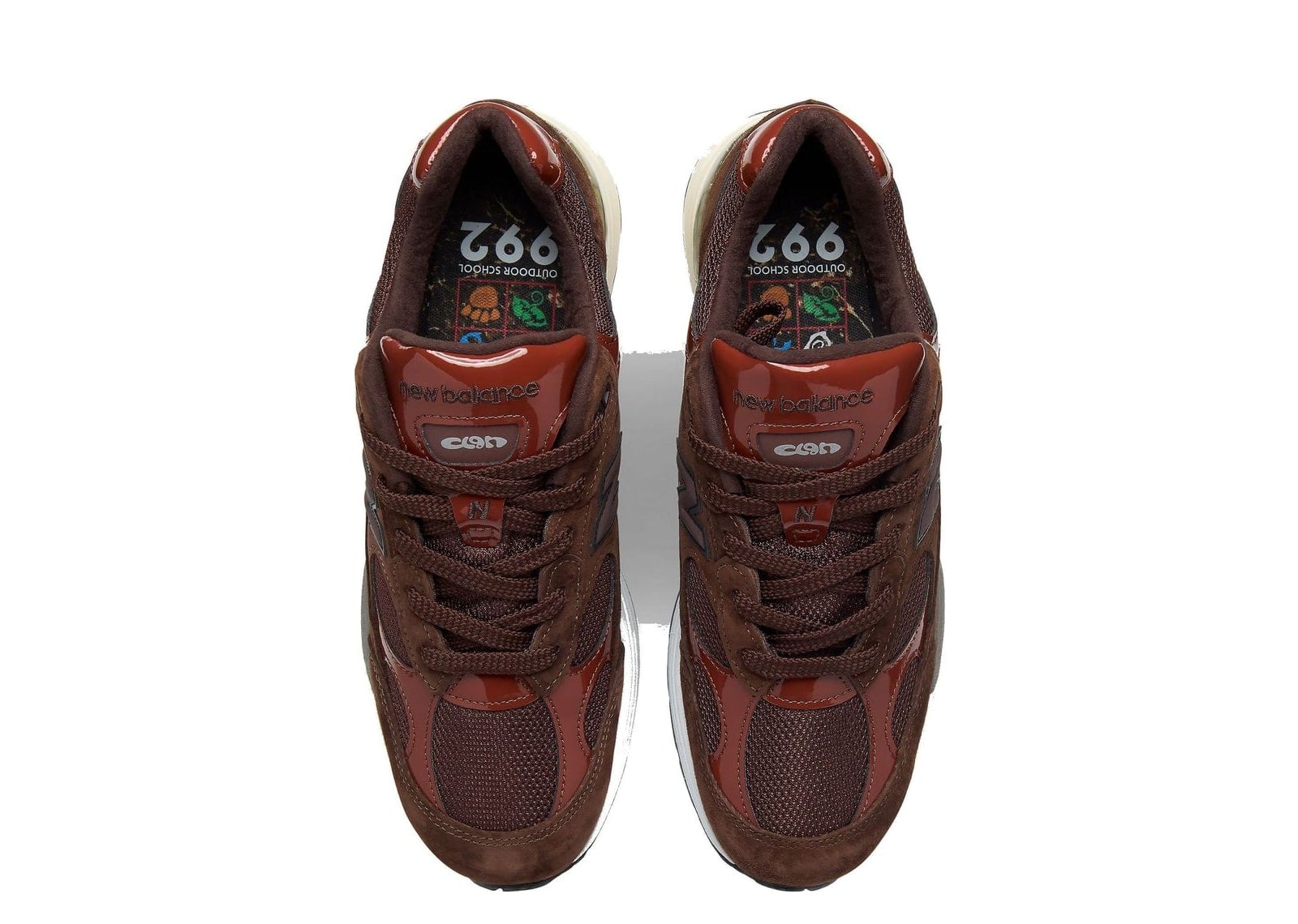 New Balance 992 MiUSA Aminé Chocolate Amber - görsel 5