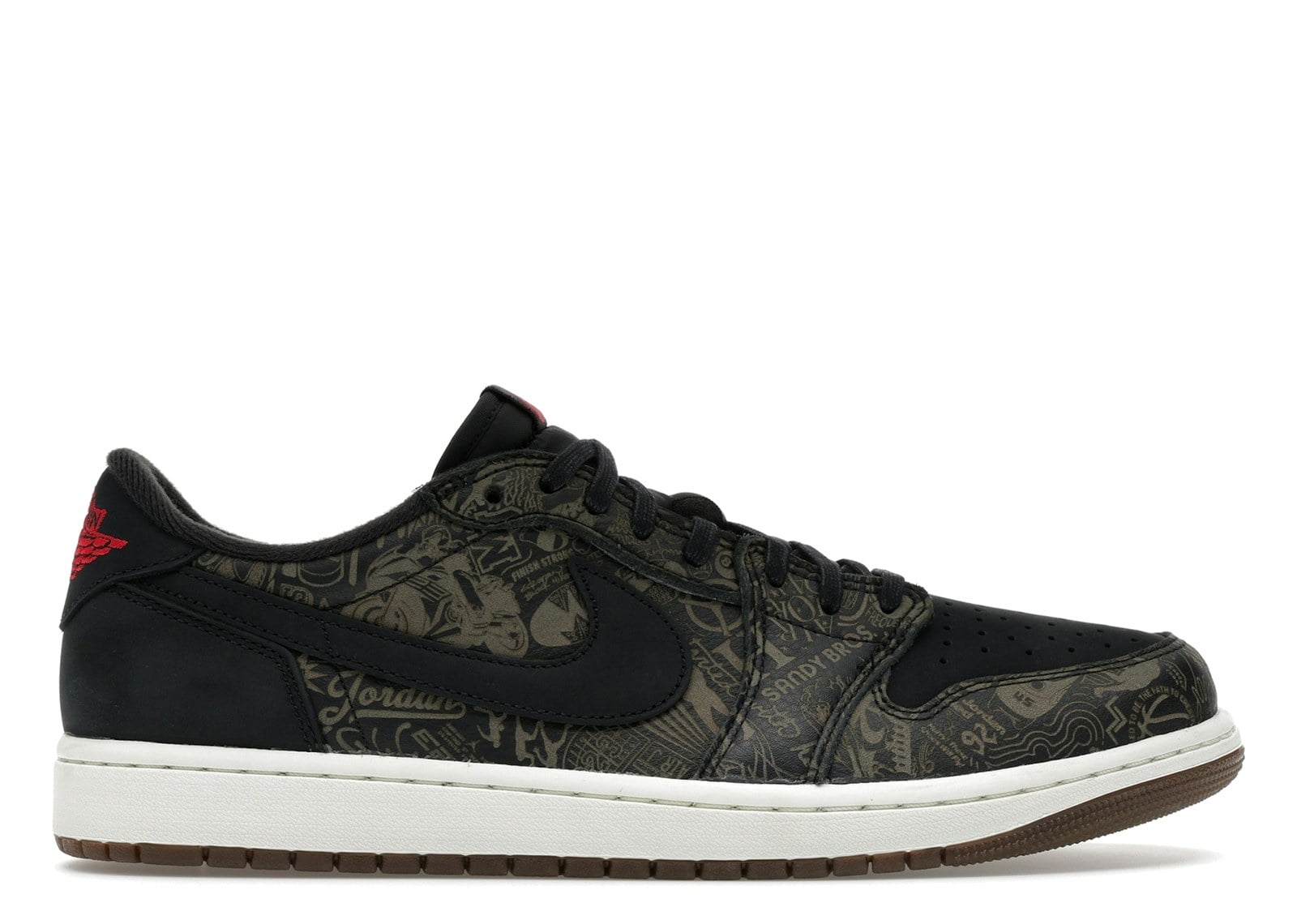 Nike Air Jordan 1 Retro Low OG Laser Black University Red