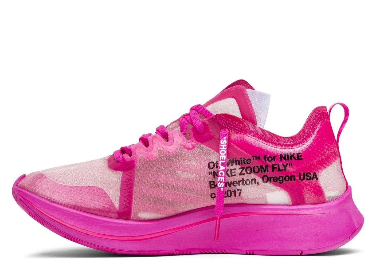 Nike Zoom Fly Off-White Pink - görsel 2