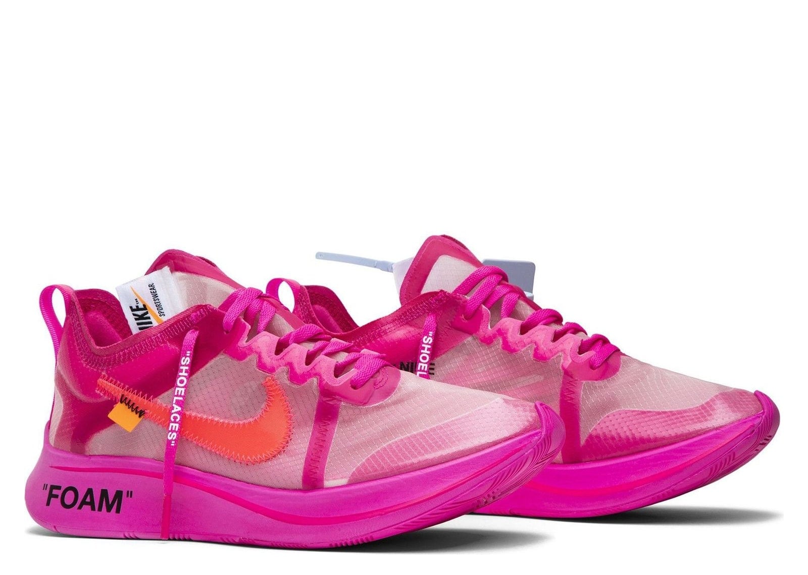 Nike Zoom Fly Off-White Pink - görsel 5