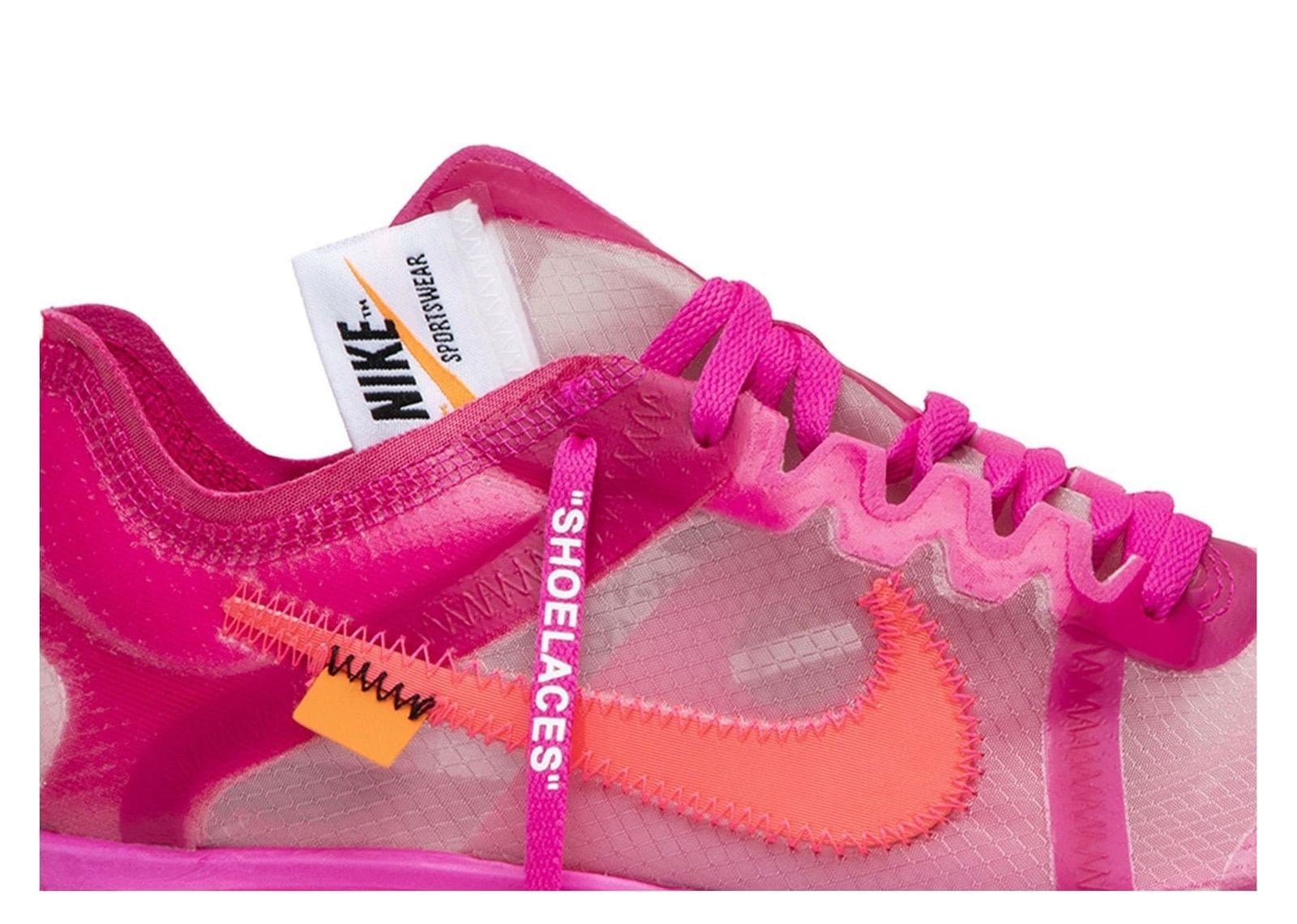 Nike Zoom Fly Off-White Pink - görsel 6