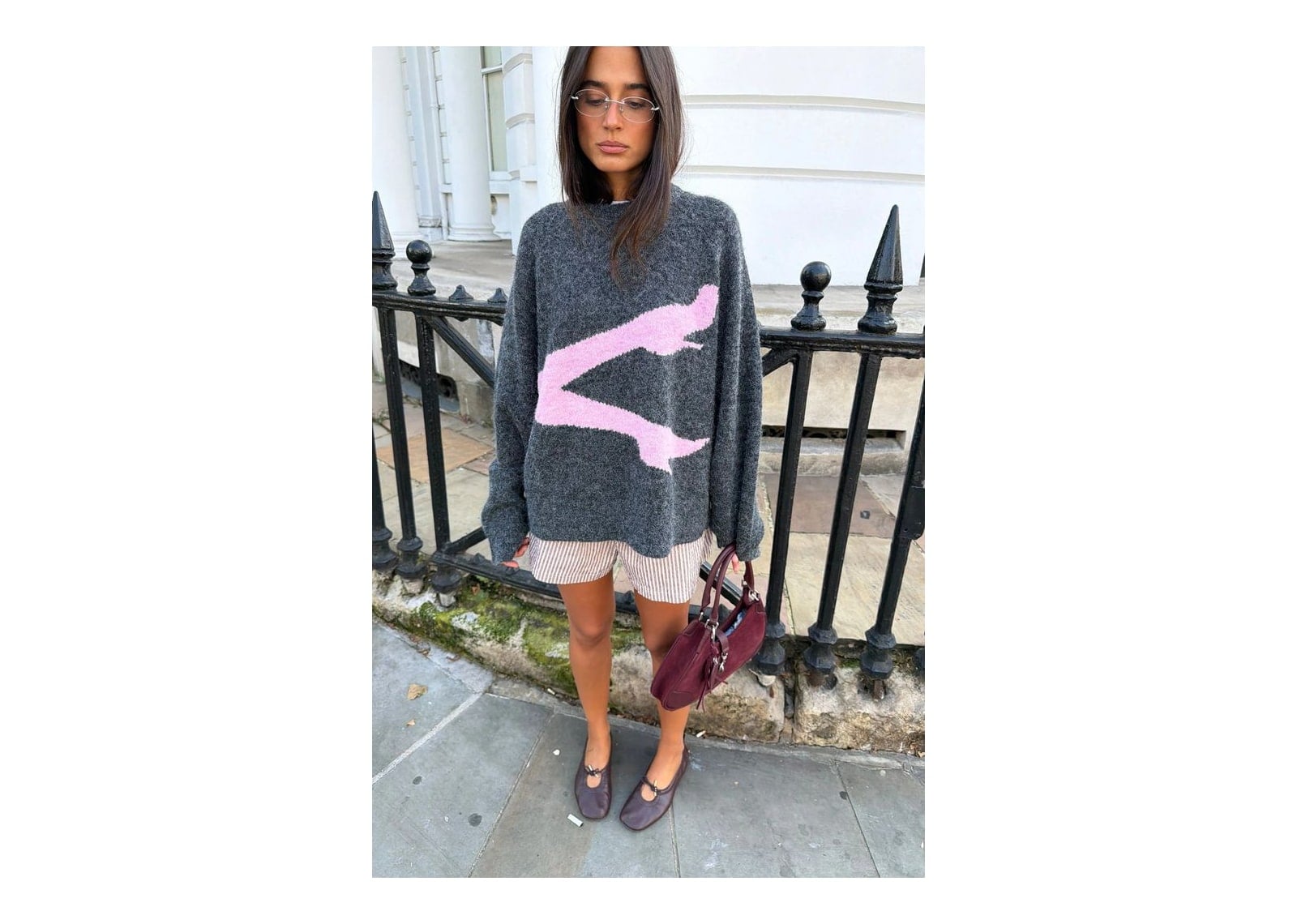 Nude Project Abbey Knit Sweater Ash - görsel 3