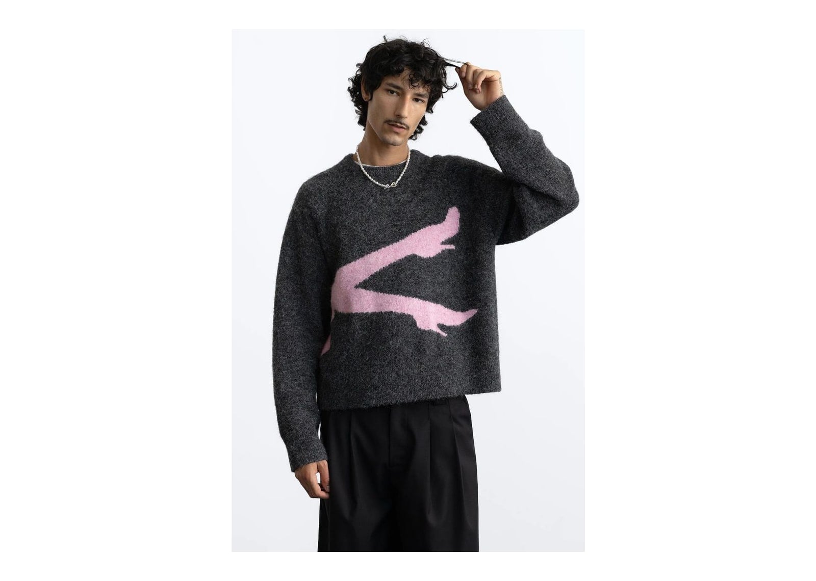 Nude Project Abbey Knit Sweater Ash - görsel 4