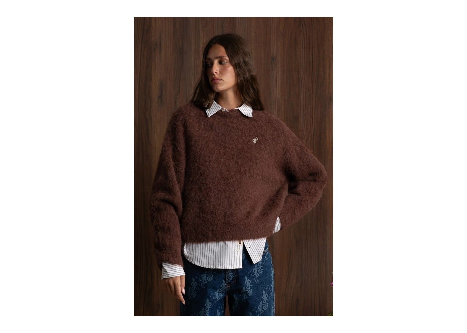 Nude Project Alpaca Knit Sweater Brown - görsel 4