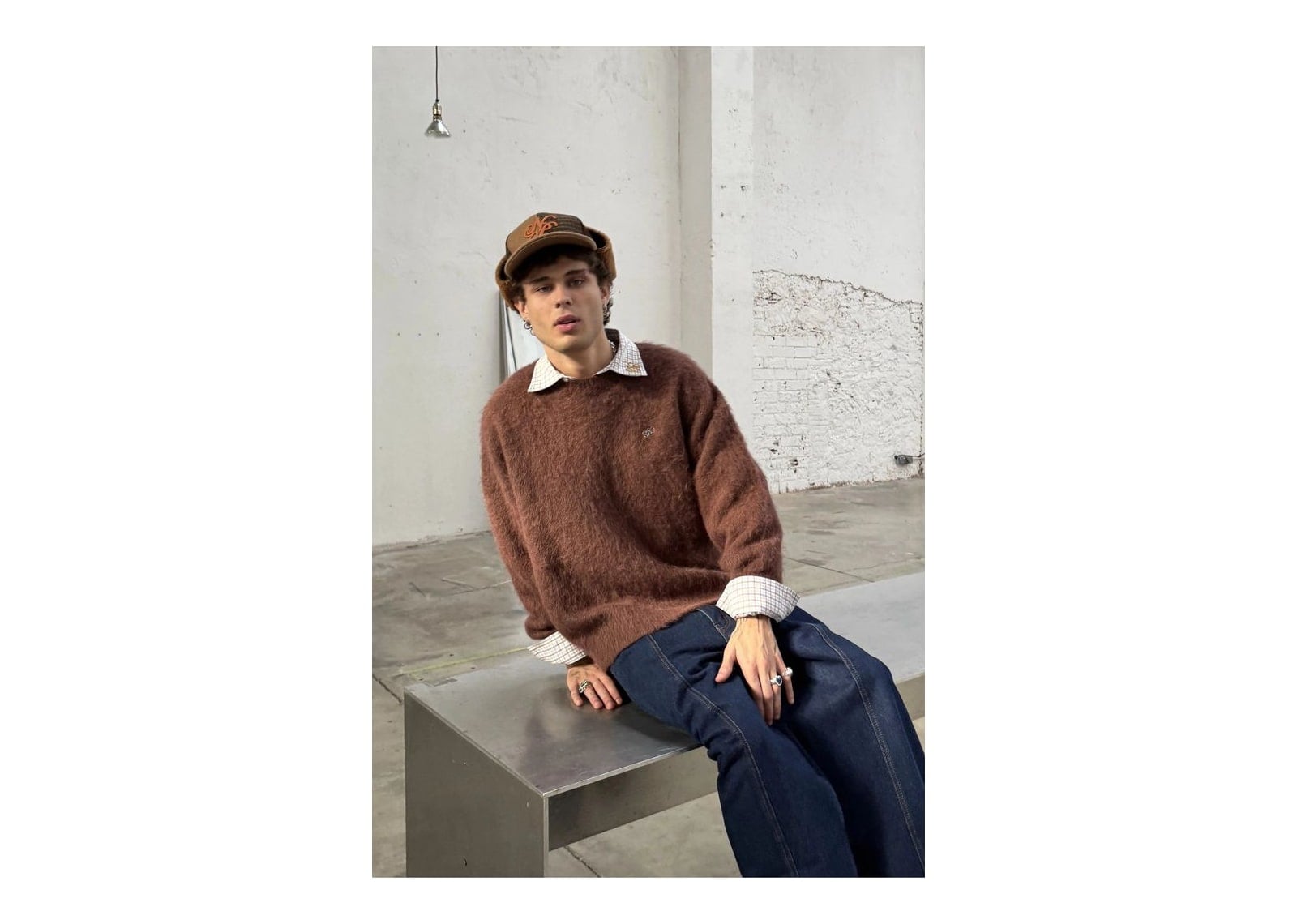 Nude Project Alpaca Knit Sweater Brown - görsel 8