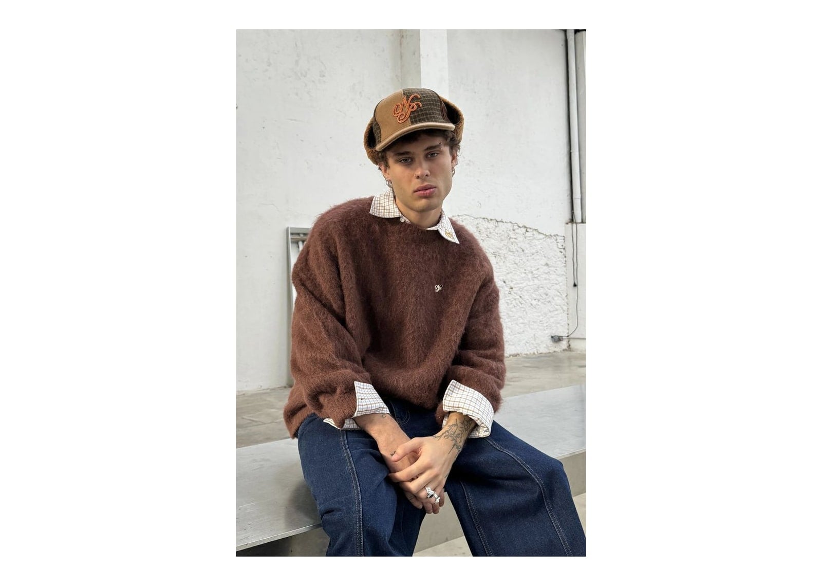Nude Project Alpaca Knit Sweater Brown - görsel 9