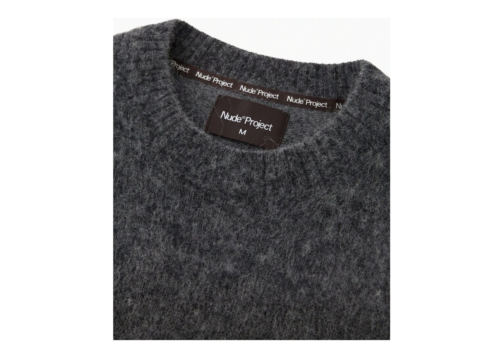 Nude Project Alpaca Knit Sweater Grey - görsel 15