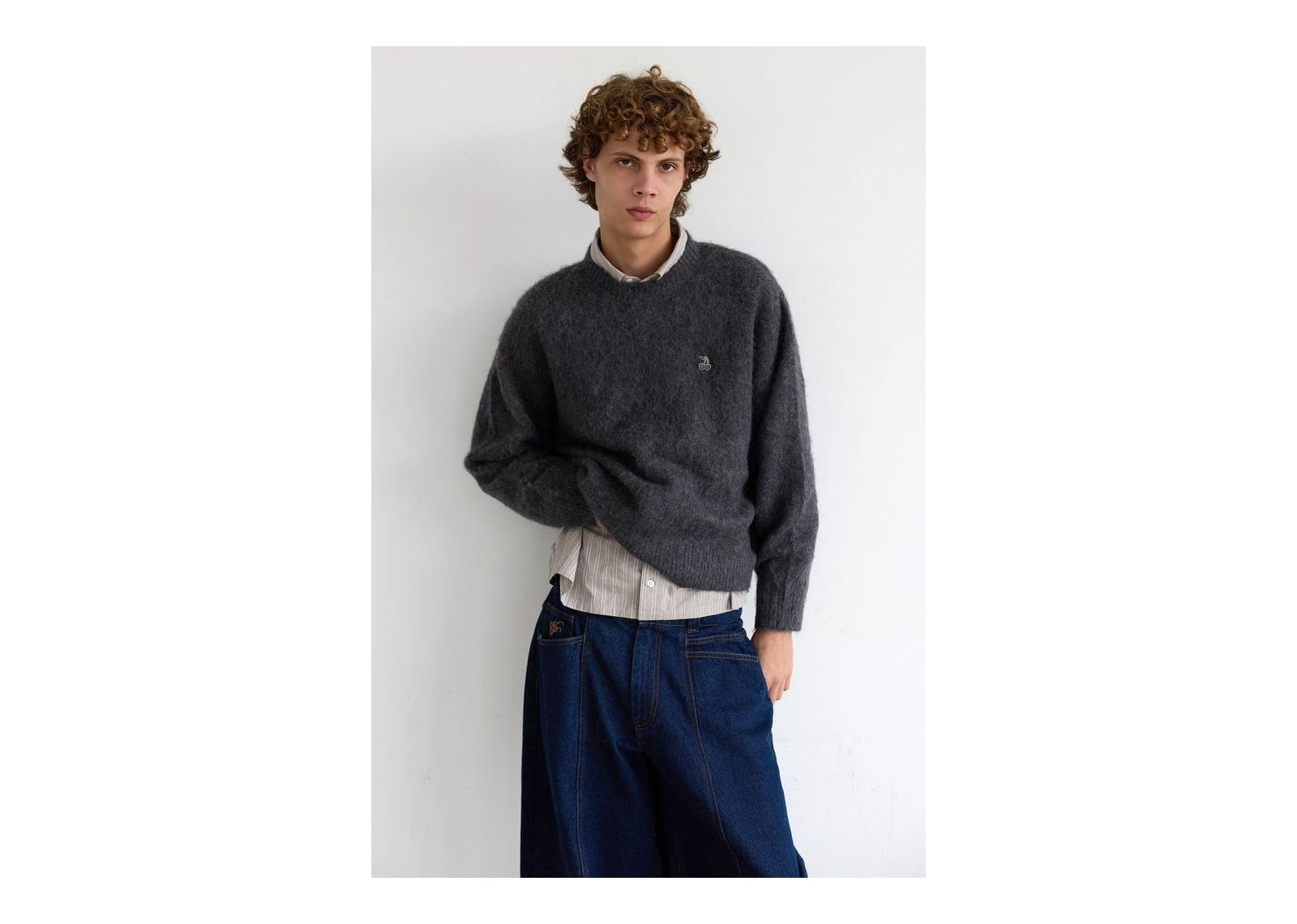 Nude Project Alpaca Knit Sweater Grey - görsel 2