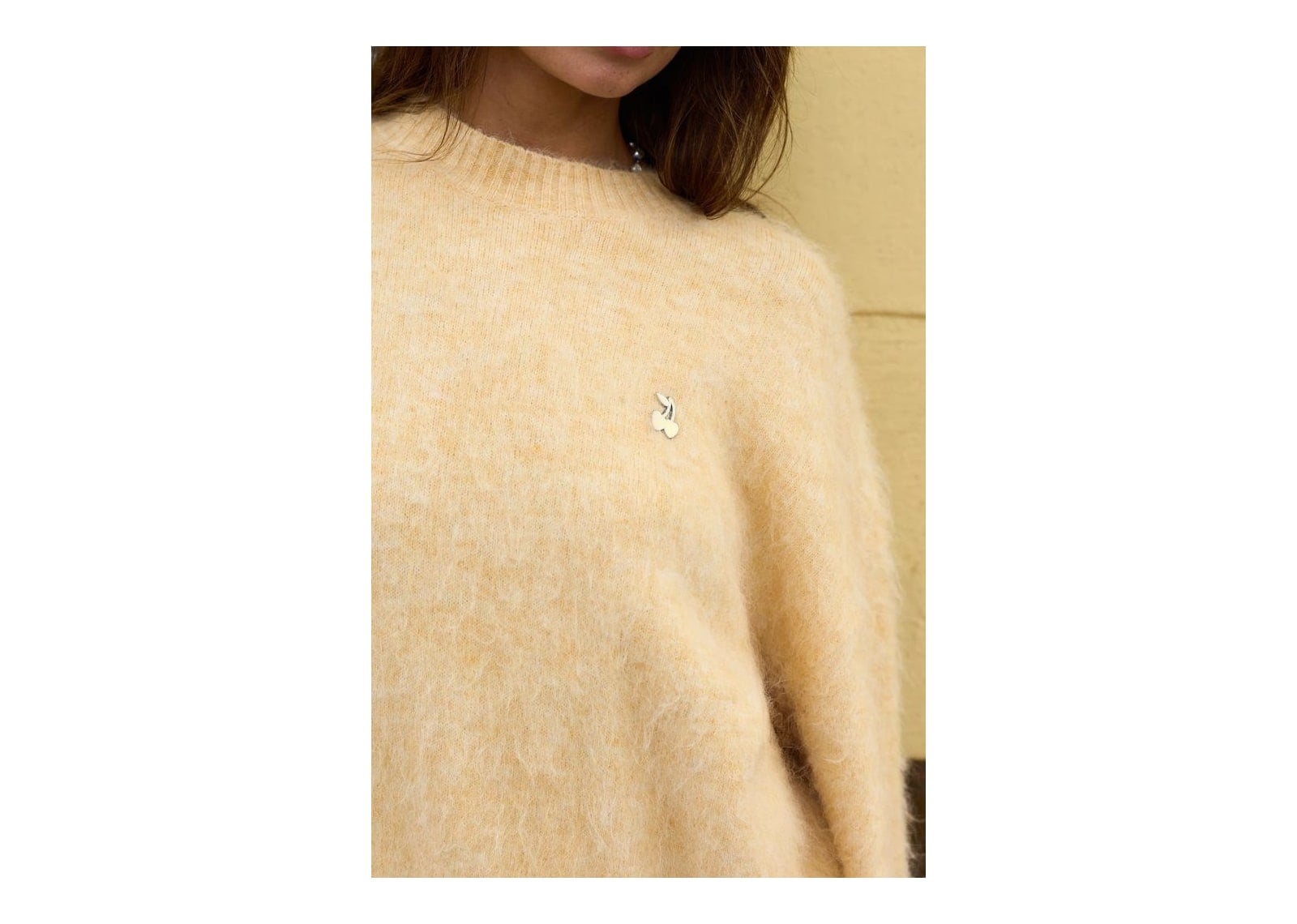 Nude Project Alpaca Knit Sweater Yellow - görsel 12