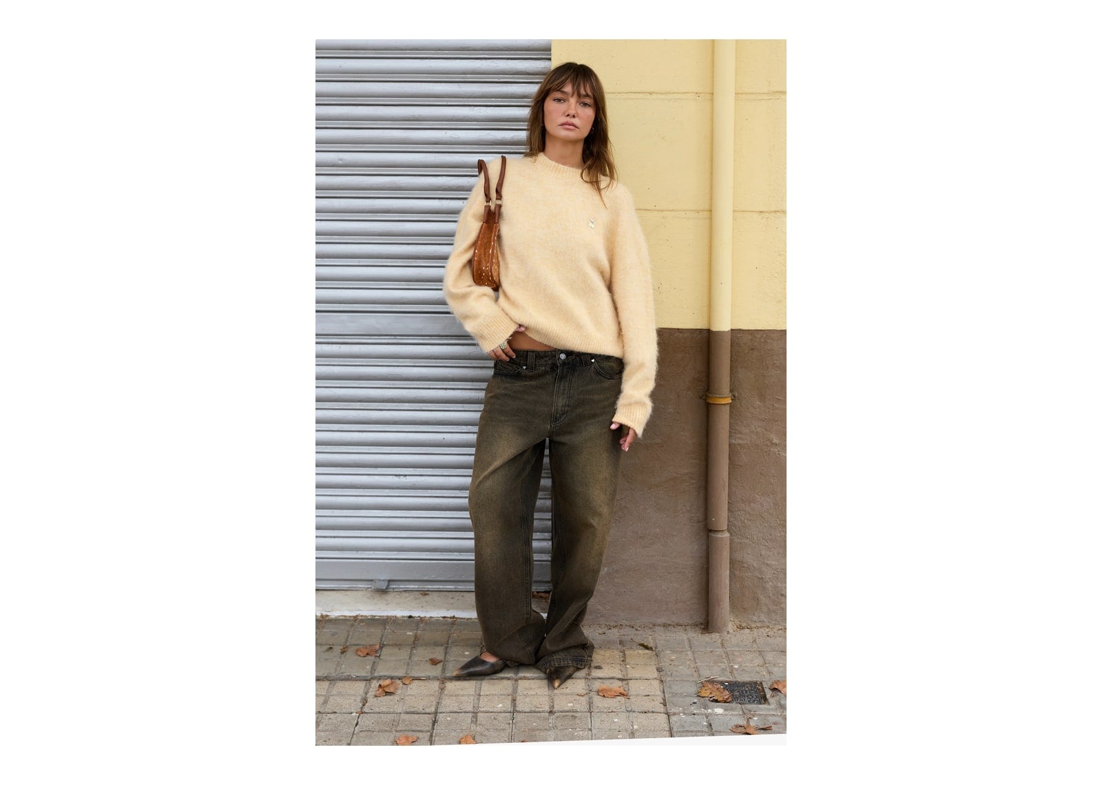 Nude Project Alpaca Knit Sweater Yellow - görsel 14