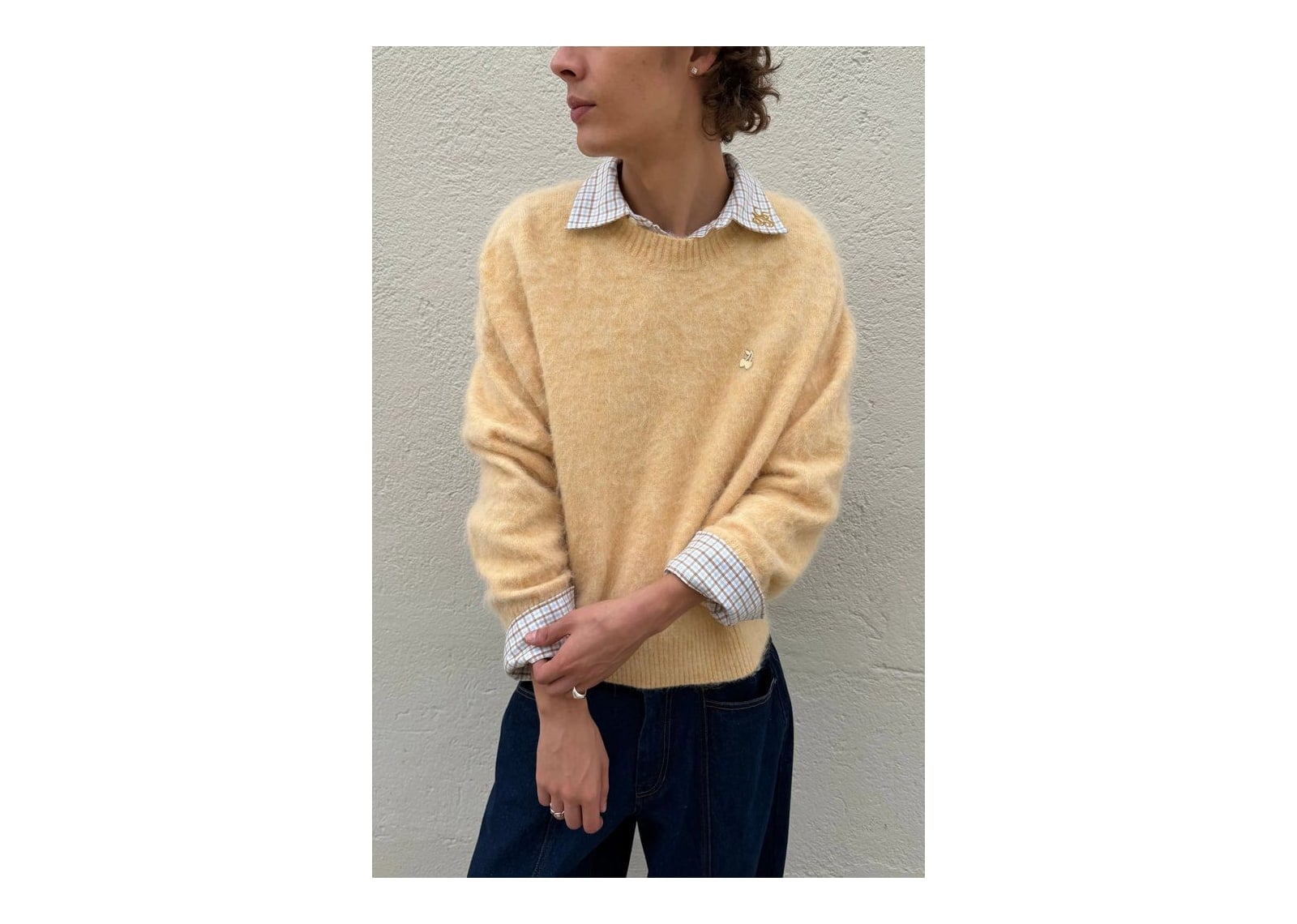 Nude Project Alpaca Knit Sweater Yellow - görsel 17