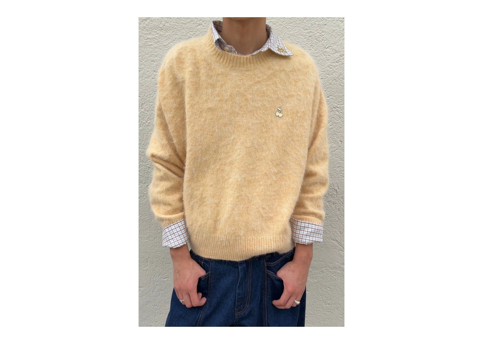 Nude Project Alpaca Knit Sweater Yellow - görsel 2