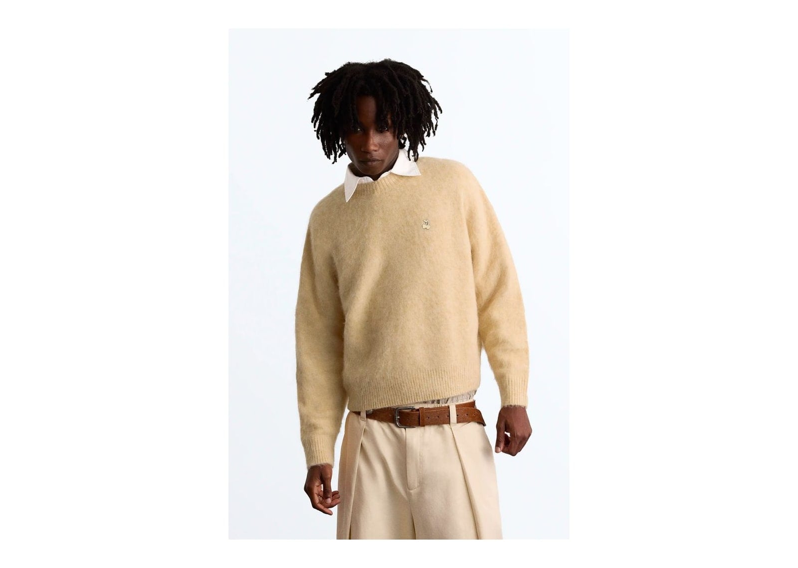 Nude Project Alpaca Knit Sweater Yellow - görsel 3