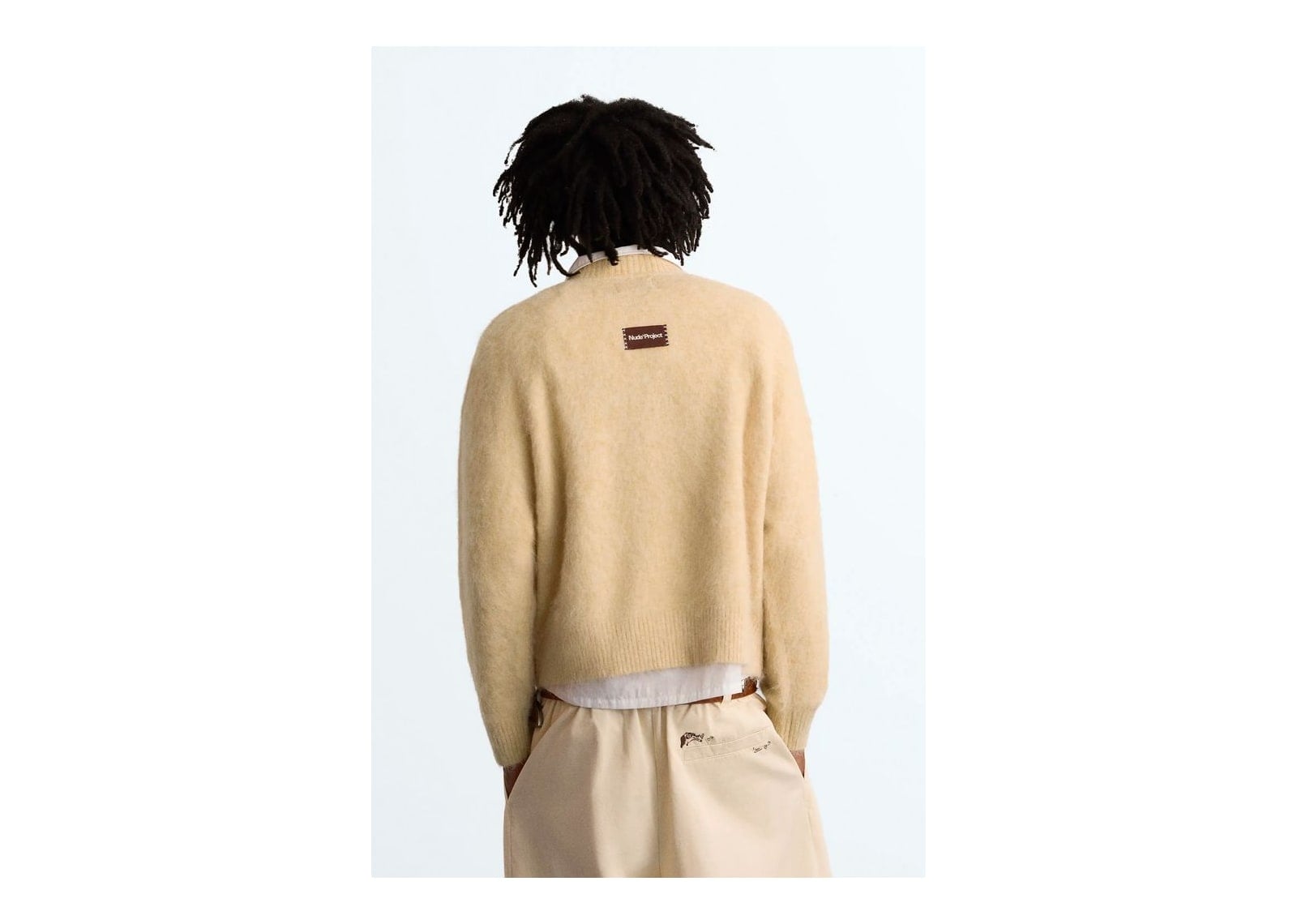 Nude Project Alpaca Knit Sweater Yellow - görsel 5