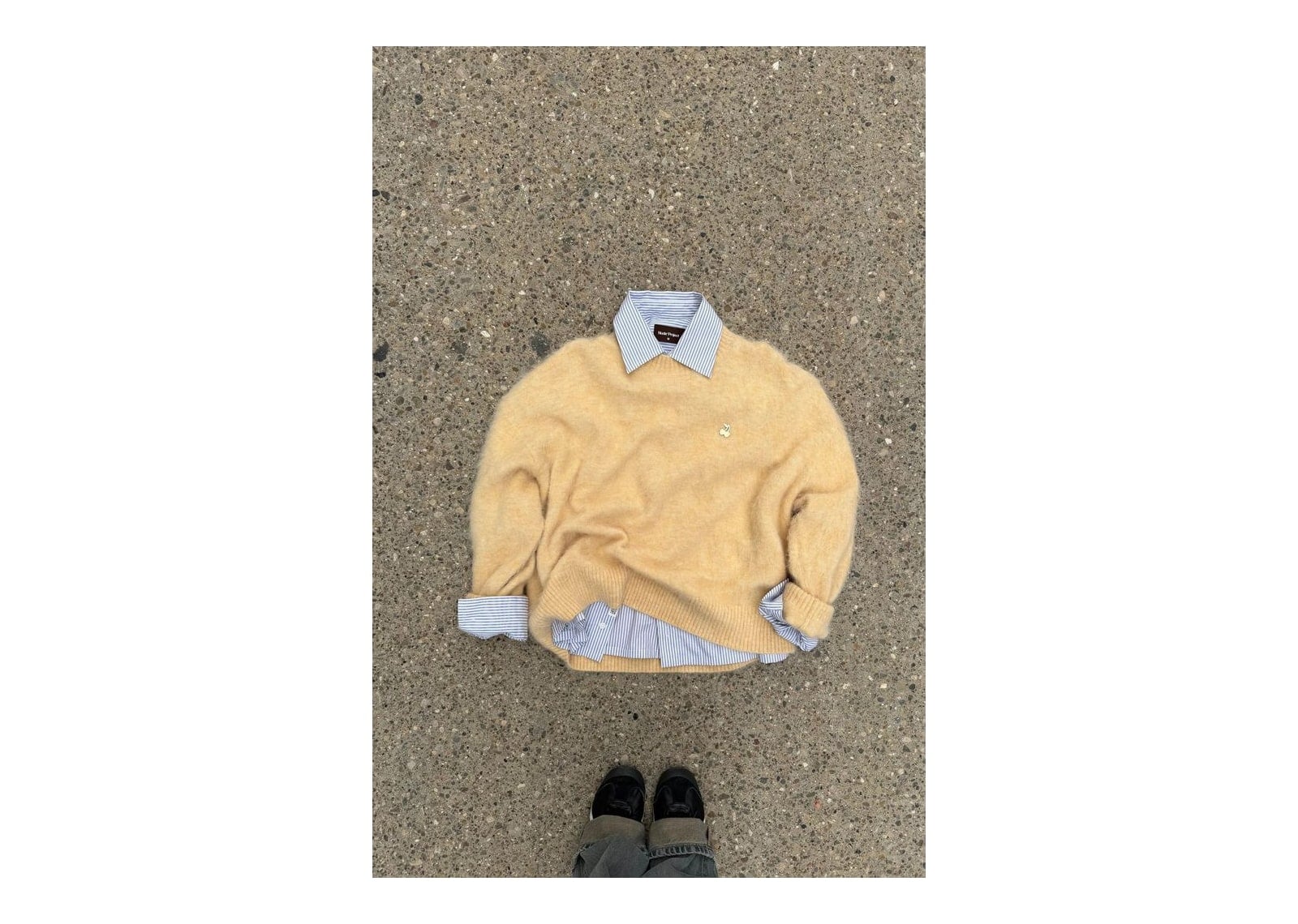 Nude Project Alpaca Knit Sweater Yellow - görsel 7