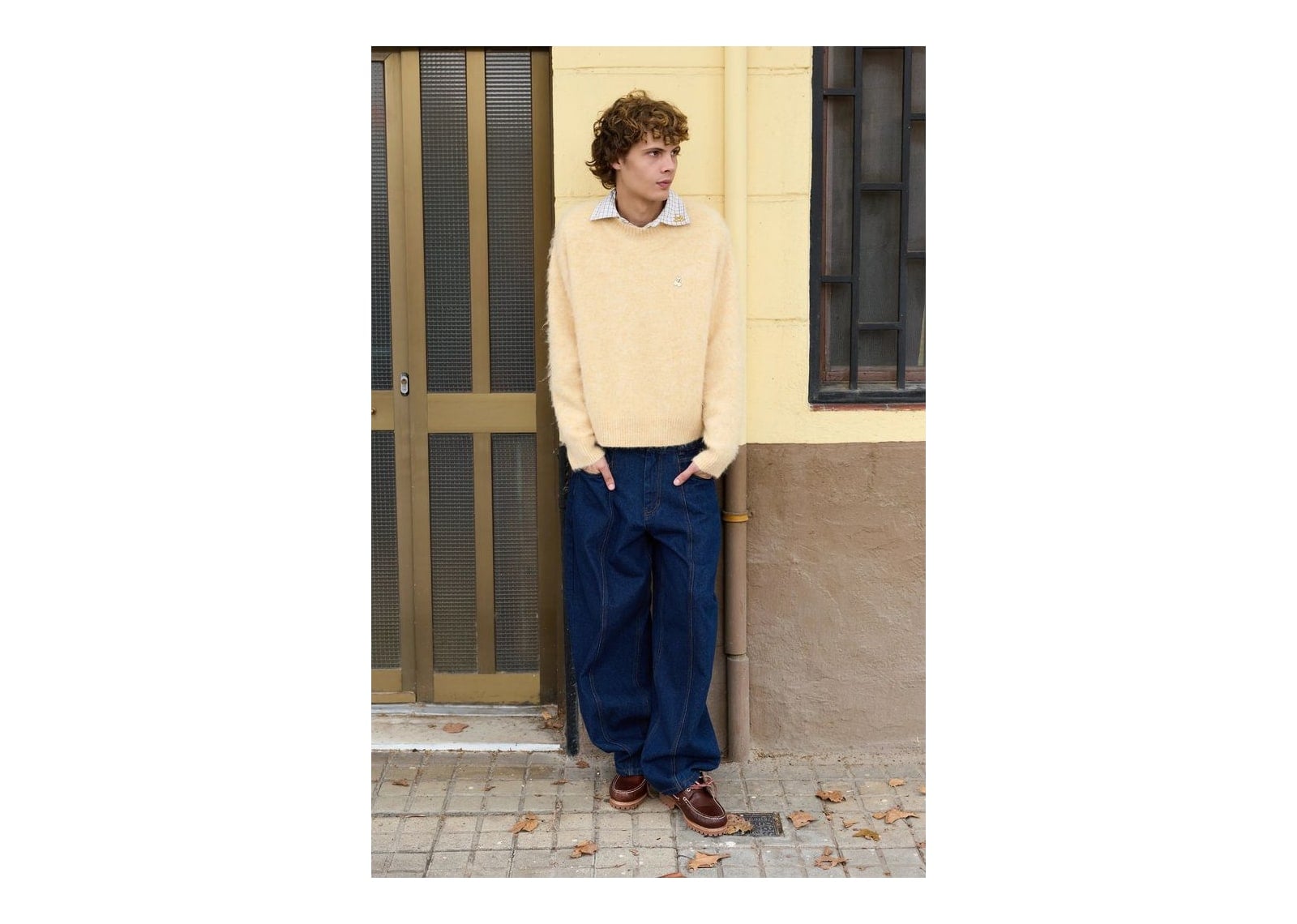 Nude Project Alpaca Knit Sweater Yellow - görsel 8