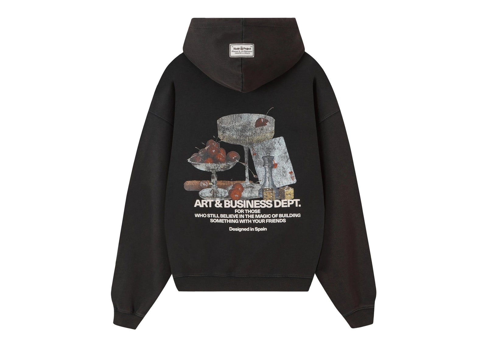 Nude Project Art & Business Hoodie Black