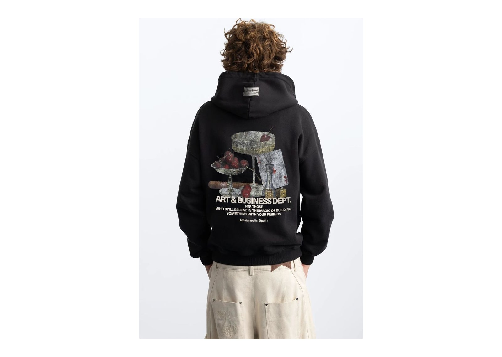 Nude Project Art & Business Hoodie Black - görsel 6