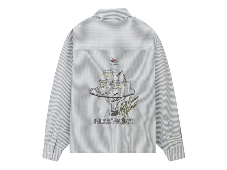 Nude Project Art & Business Shirt Blue