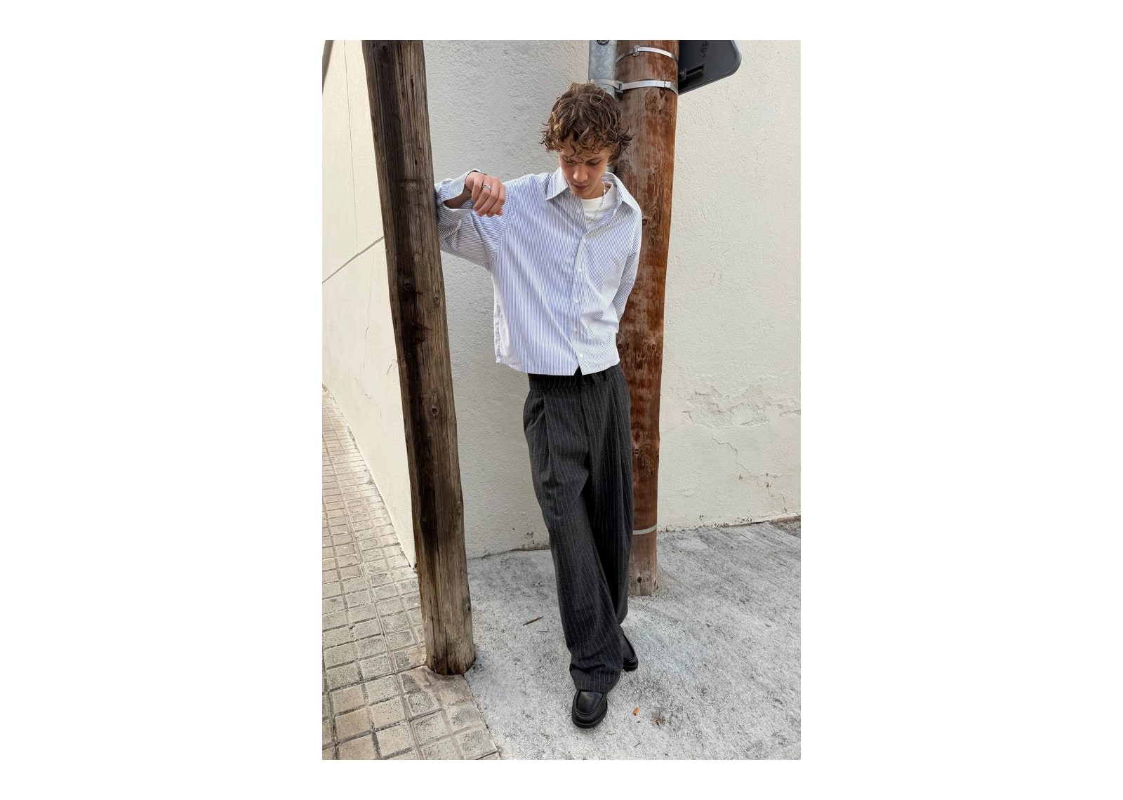 Nude Project Art & Business Shirt Blue - görsel 12