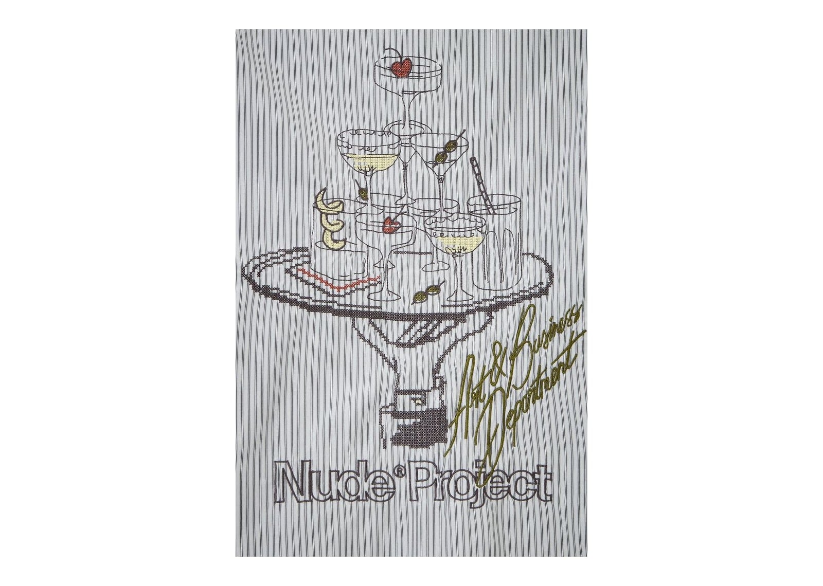 Nude Project Art & Business Shirt Blue - görsel 5
