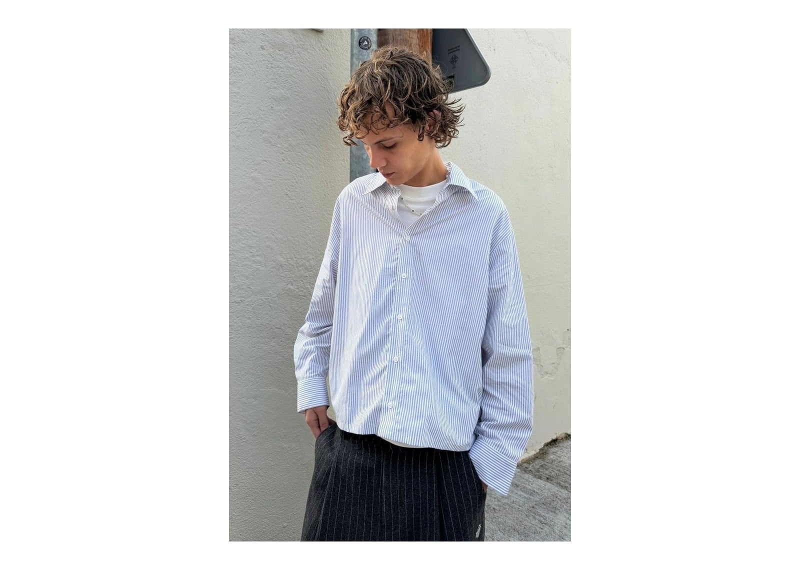 Nude Project Art & Business Shirt Blue - görsel 8
