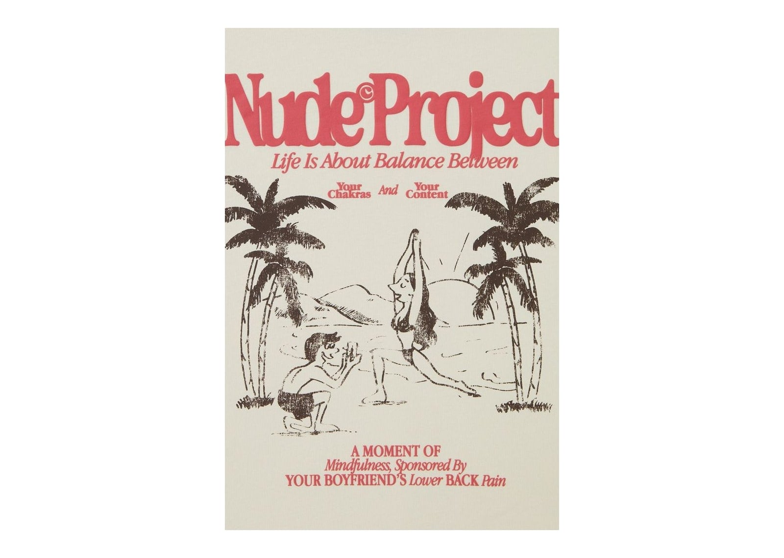 Nude Project Balance Tee Marshmallow - görsel 12