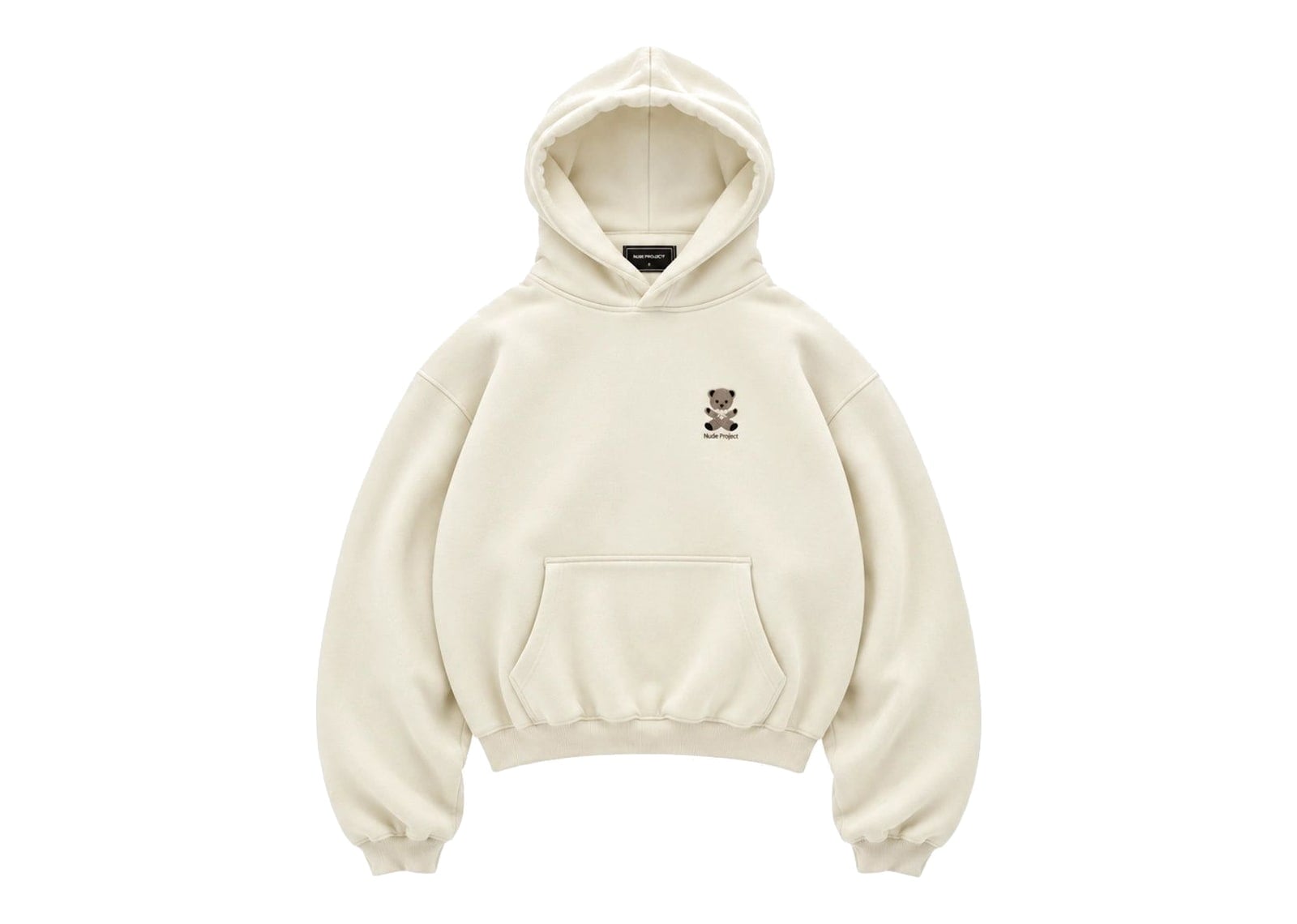 Nude Project Bear Hoodie Marshmallow - görsel 3