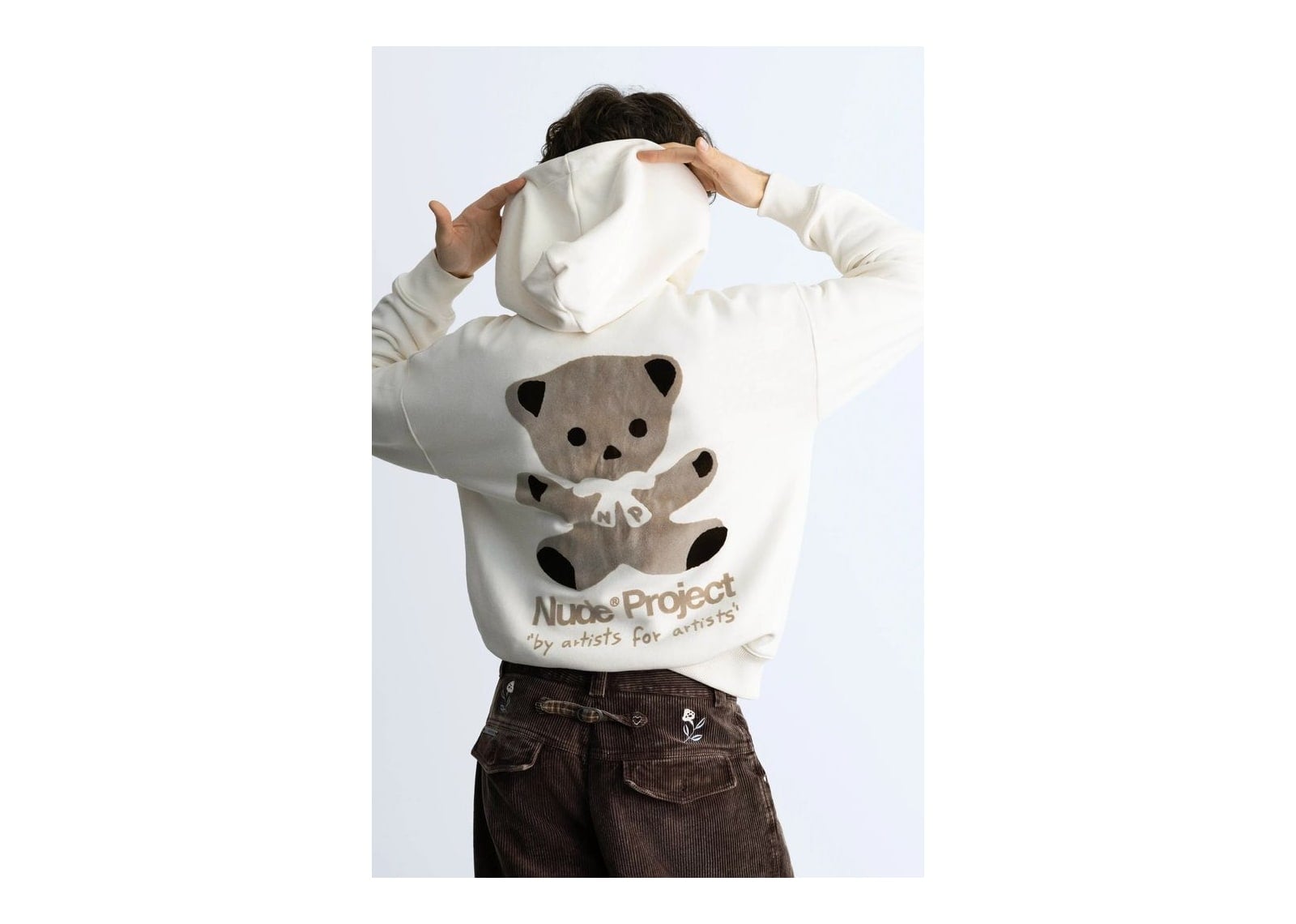 Nude Project Bear Hoodie Marshmallow - görsel 6