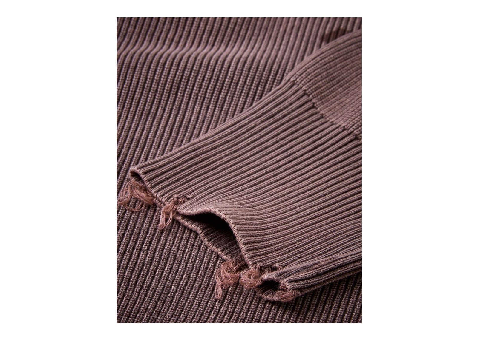 Nude Project Beast Quarter-Zip Knit Brown - görsel 14