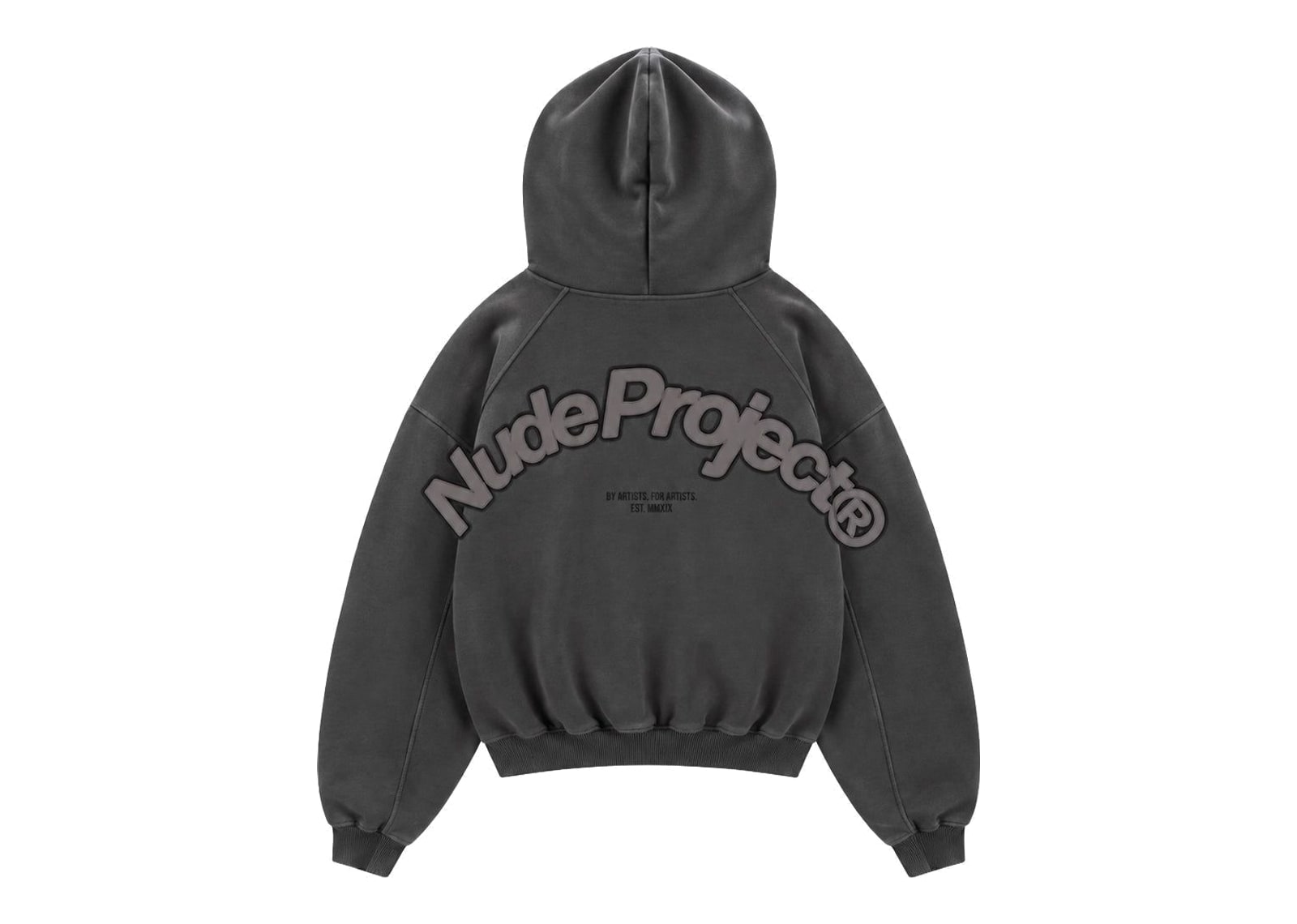 Nude Project Beast Zip-Up Hoodie Ash