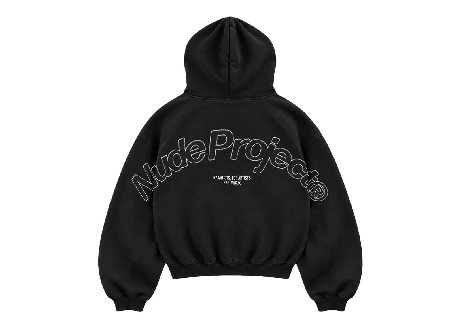Nude Project Beast Zip-Up Hoodie Black