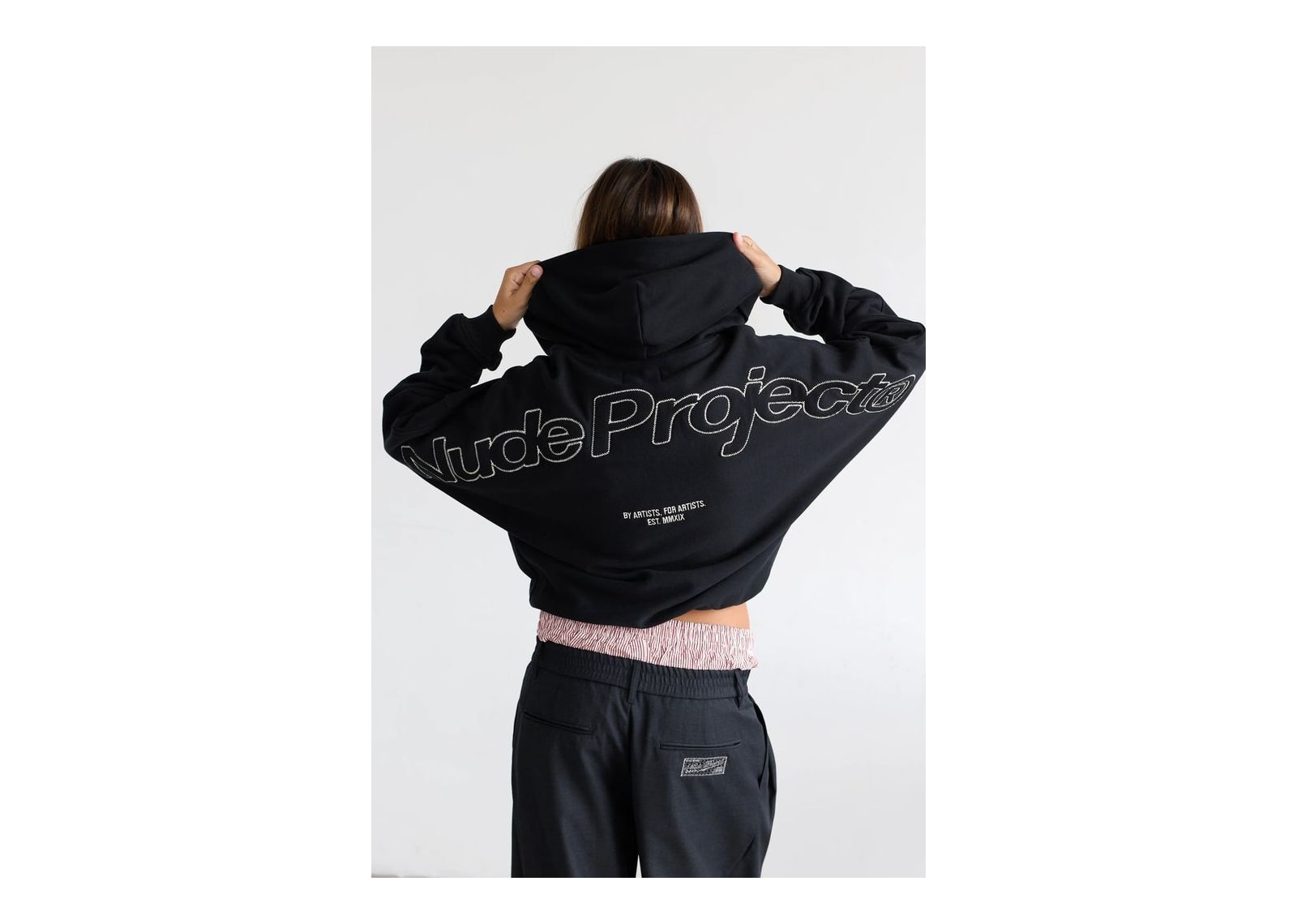 Nude Project Beast Zip-Up Hoodie Black - görsel 2