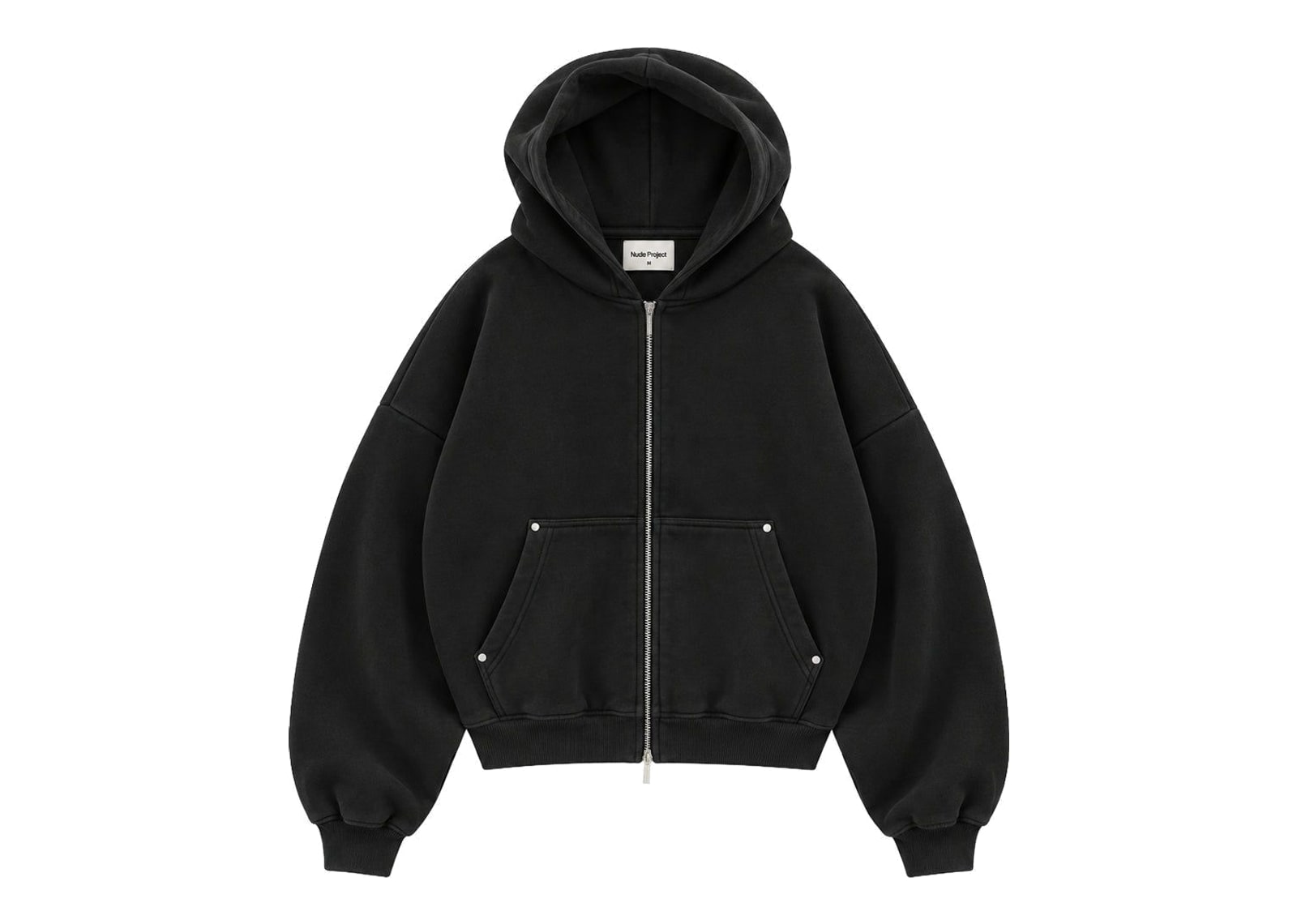 Nude Project Beast Zip-Up Hoodie Black - görsel 4
