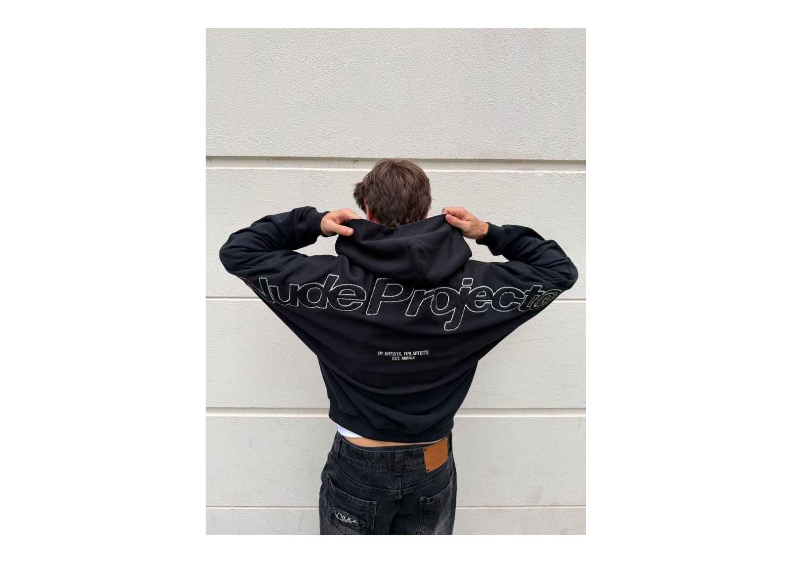 Nude Project Beast Zip-Up Hoodie Black - görsel 6