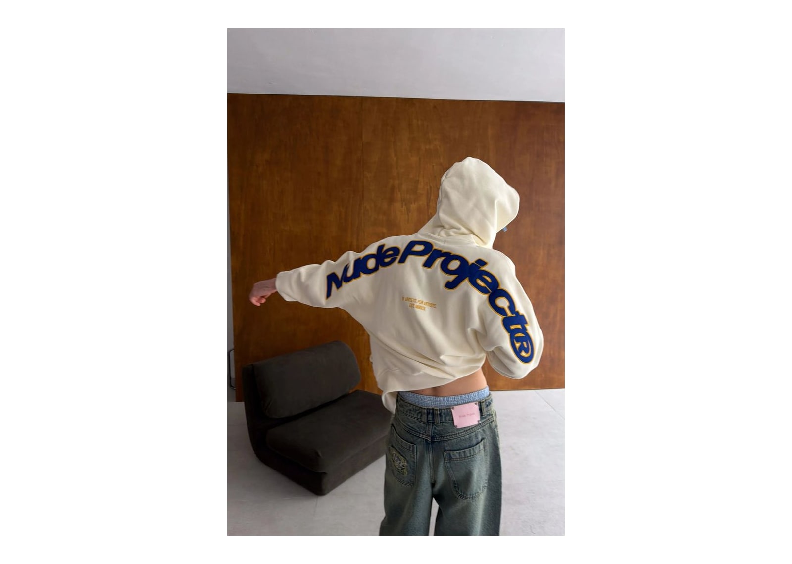 Nude Project Beast Zip-Up Hoodie Marshmallow - görsel 3