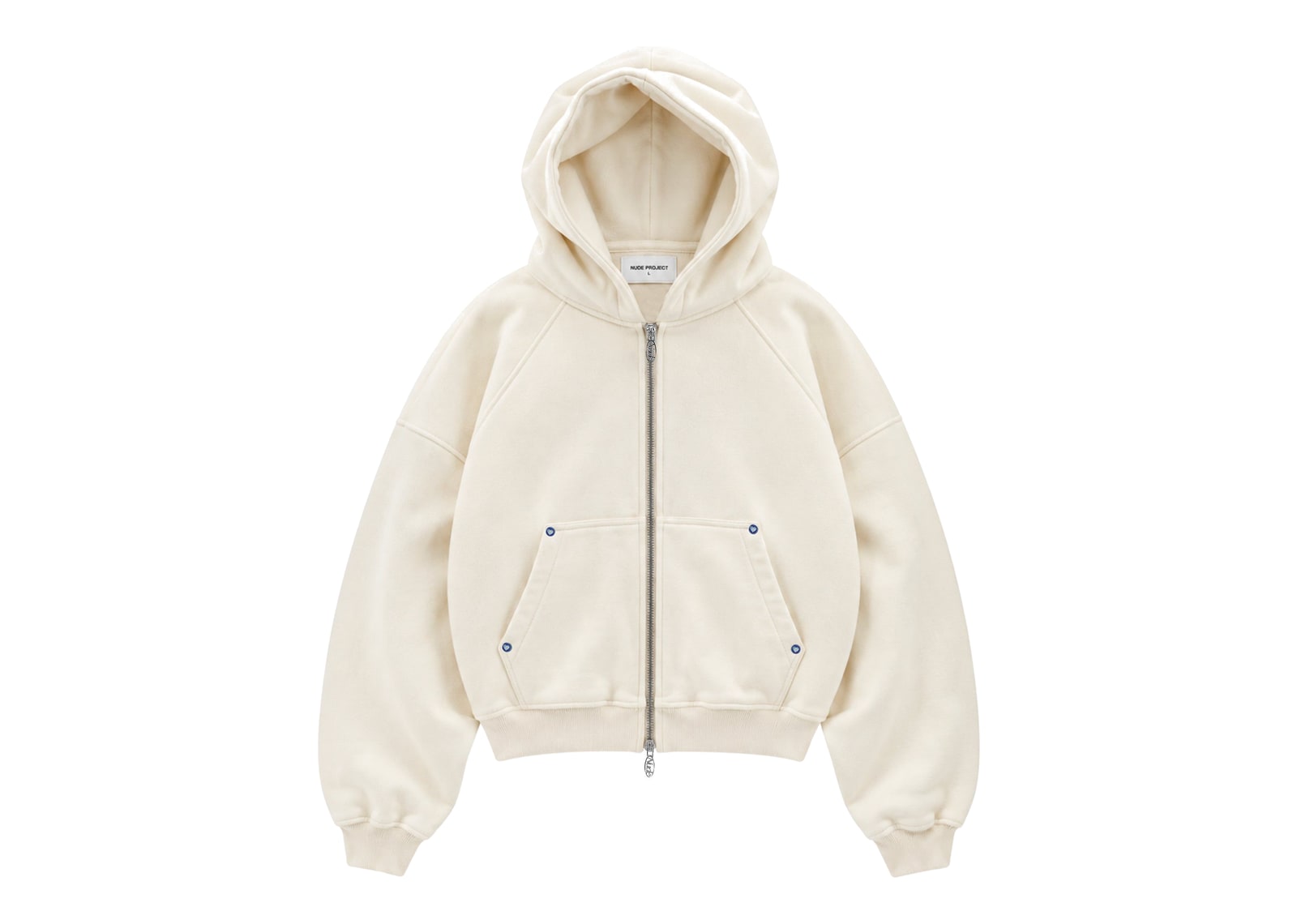 Nude Project Beast Zip-Up Hoodie Marshmallow - görsel 4