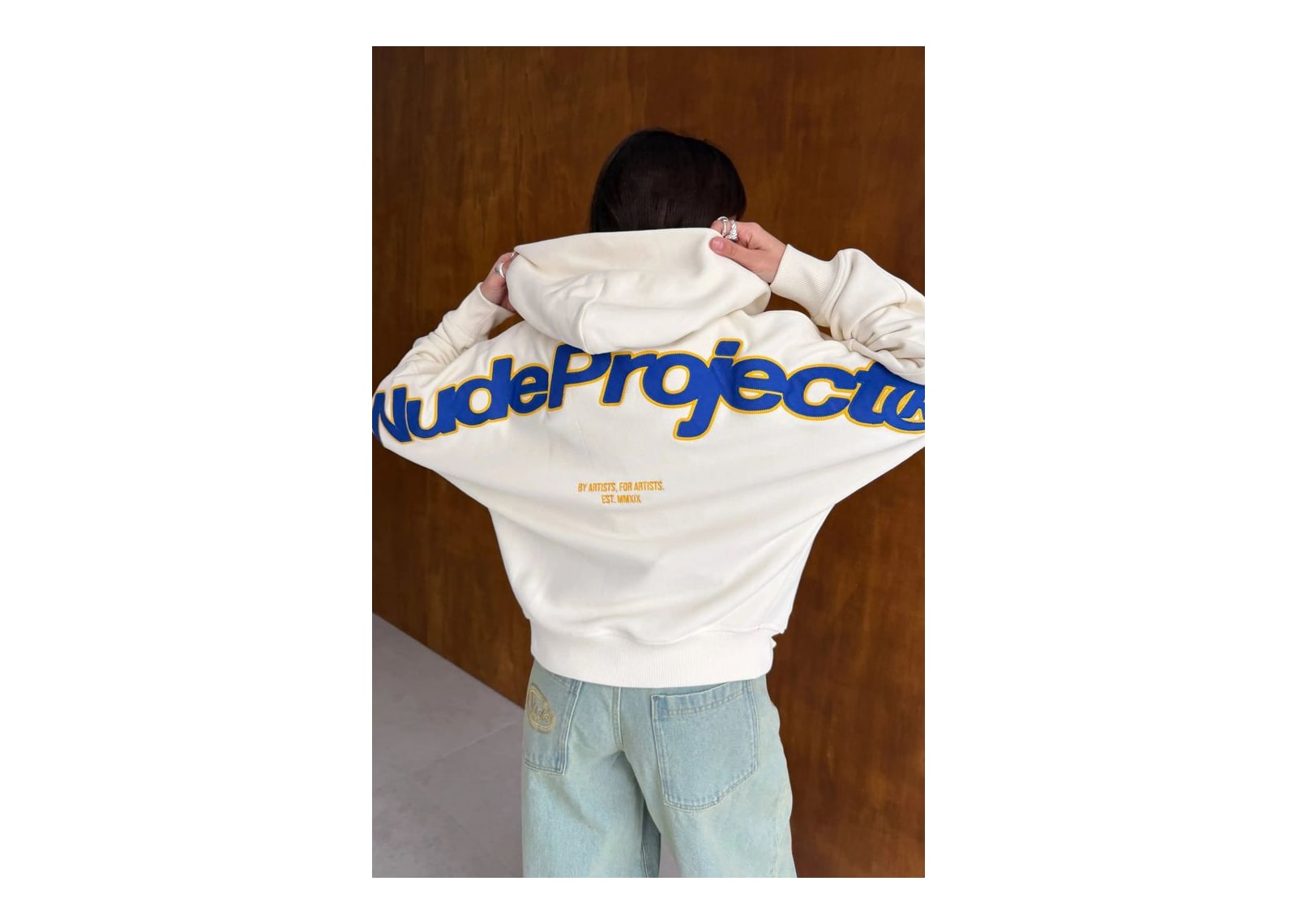 Nude Project Beast Zip-Up Hoodie Marshmallow - görsel 6