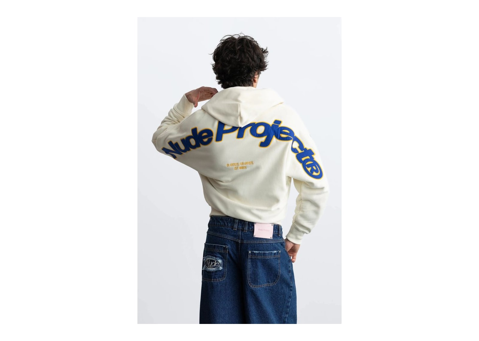 Nude Project Beast Zip-Up Hoodie Marshmallow - görsel 8