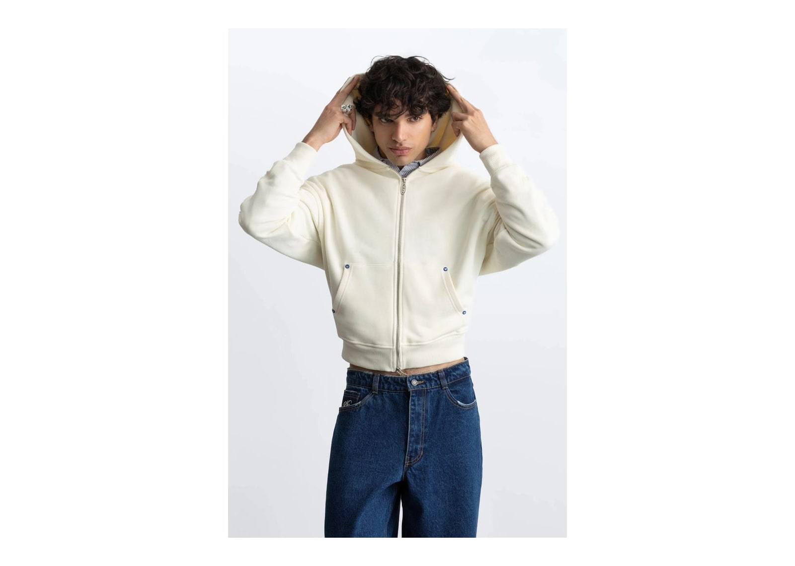 Nude Project Beast Zip-Up Hoodie Marshmallow - görsel 9