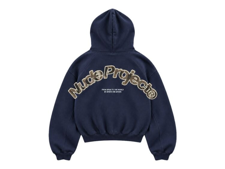 Nude Project Beast Zip-Up Hoodie Navy
