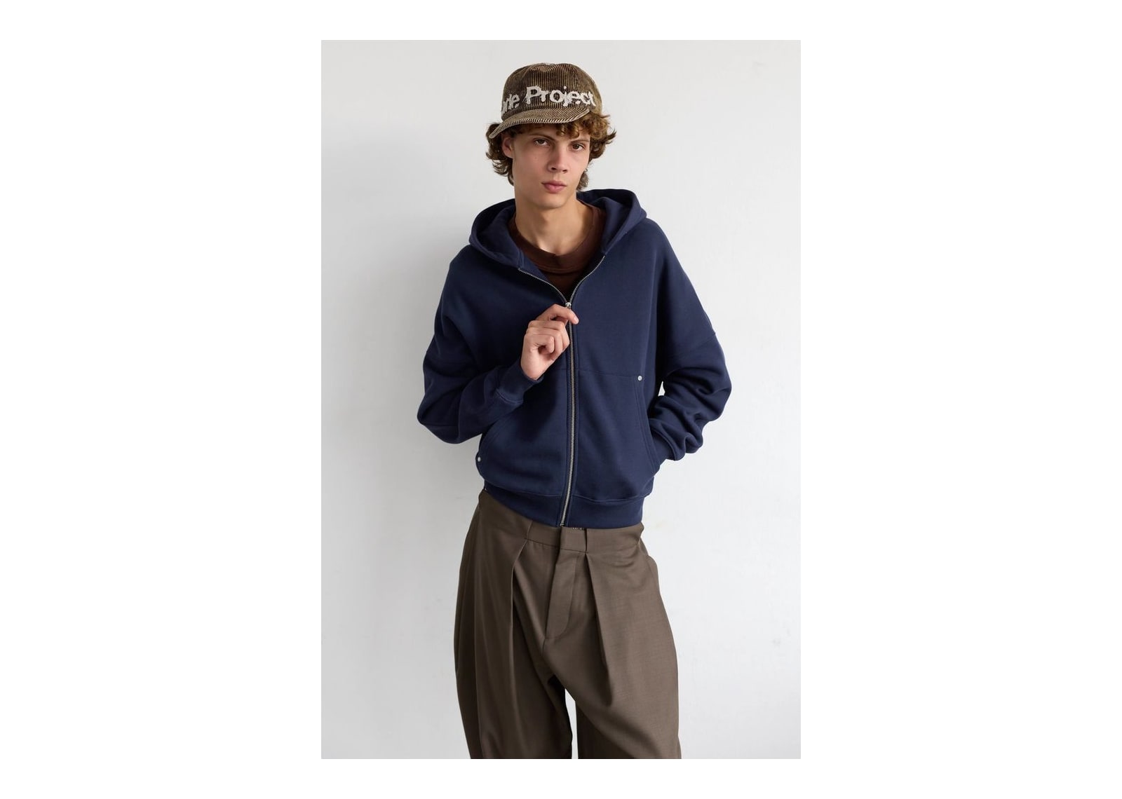Nude Project Beast Zip-Up Hoodie Navy - görsel 6