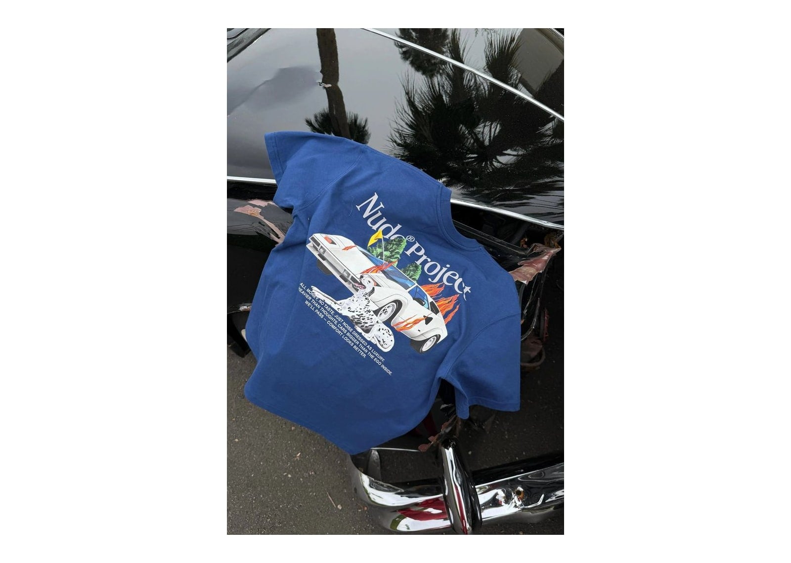 Nude Project Belfort Tee Navy - görsel 10